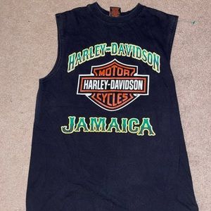Harley Davidson Jamaica Tank Top Tee Shirt Size Medium